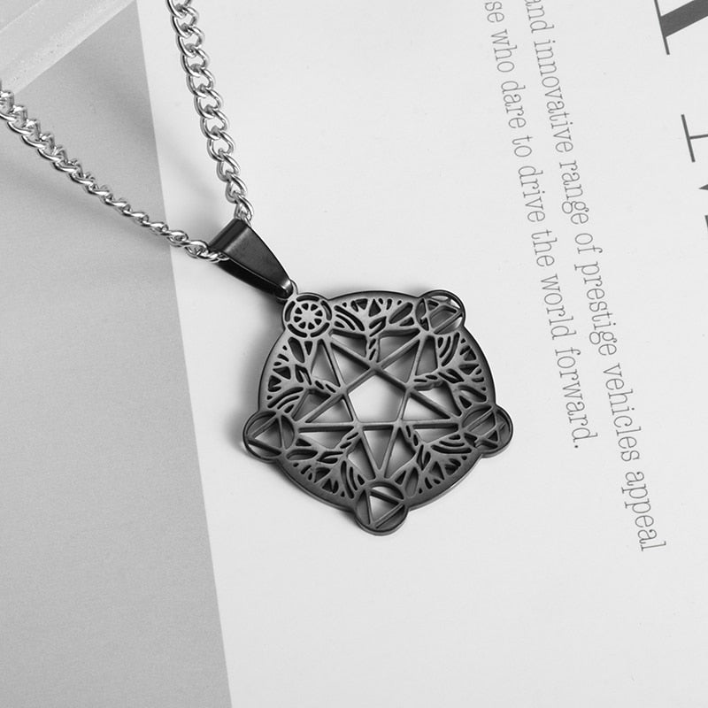 Vintage Odin Celtics Knot Pendant Necklace Men Punk Viking Jewelry Odin Trinity Necklace - Charlie Dolly