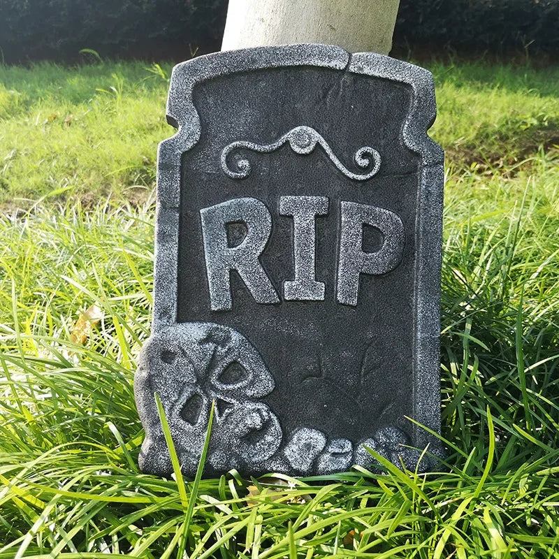 Halloween Decoration Foam Tombstone Ghost Festival Home Haunted House Bar Scene Layout Props Kids Adults Happy Halloween Supplie - Charlie Dolly