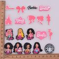 20Pcs Kawaii Barbie Diy Jewelry Accessories Anime Cartoon 3D Doll Phone Case Hairpin Earrings Keychain Patch Charm Gifts Toys - Charlie Dolly