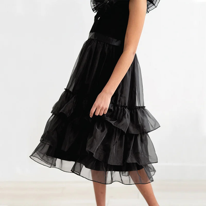 Wednesday Addams Family Costume Girls Halloween Cosplay Dresses Fantas –  Charlie Dolly