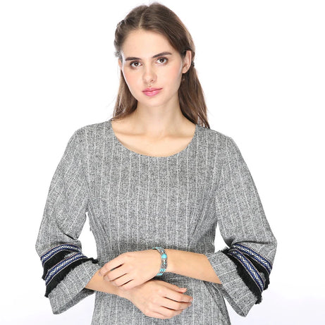Vintage Bohemian Natural Stone Bracelet For Women Handmade Jewelry Blue Round Beads Carved Boho Bracelets Bangles Femme Pulseras - Charlie Dolly