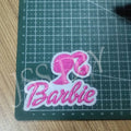 5Pcs/10Pcs Barbie Letter Embroidery Stickers Cartoon Princess Iron On Clothes Patches Badge Kids Hole Patch Clothing Stickers - Charlie Dolly