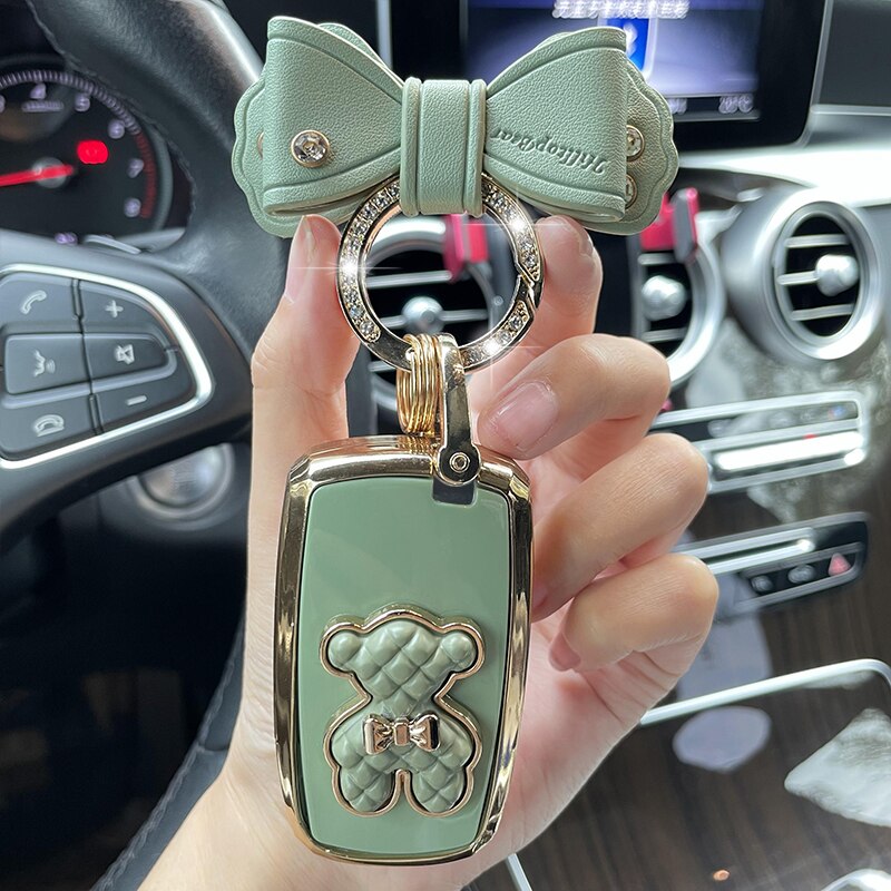 Car Remote Key Case Cover Shell Fob for Changan CS75PLUS CS55PLUS  CS35 PLUS  Eado UNI-T Oushang X5 X7 EV Keychain Accessories - Charlie Dolly