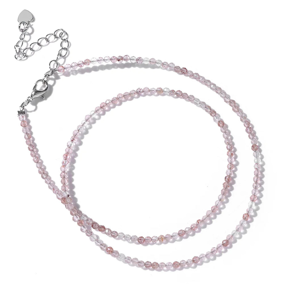 Crystal Stone Beaded Necklace