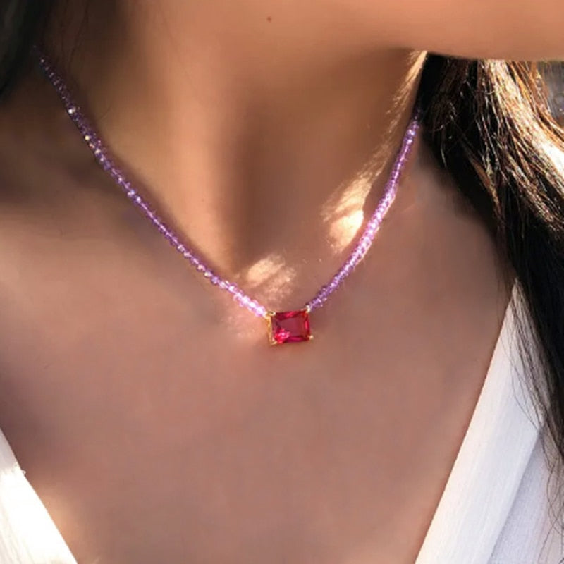 2023 Fashion Classic Stainless Steel Water Drop Chain Necklace Handmade High Quality Choker For Man Women Wild Minimalist Collar - Charlie Dolly