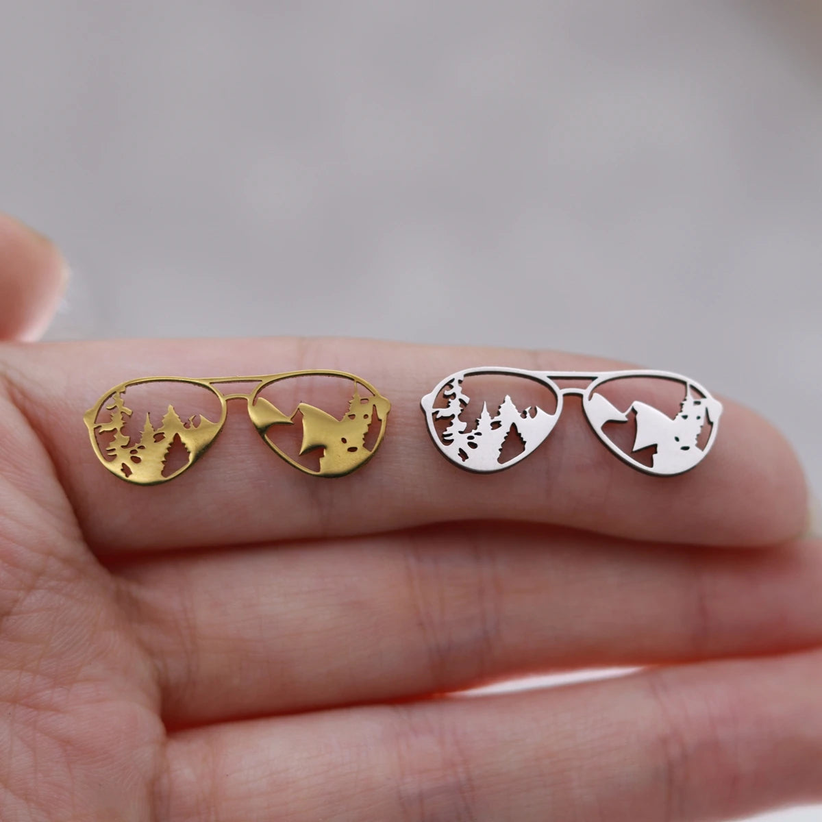 3pcs Glasses Charms DIY Earring Necklace Bracelet Unicycle Love House Hamsa Hand Lotus Flower Pendant For Jewelry Making