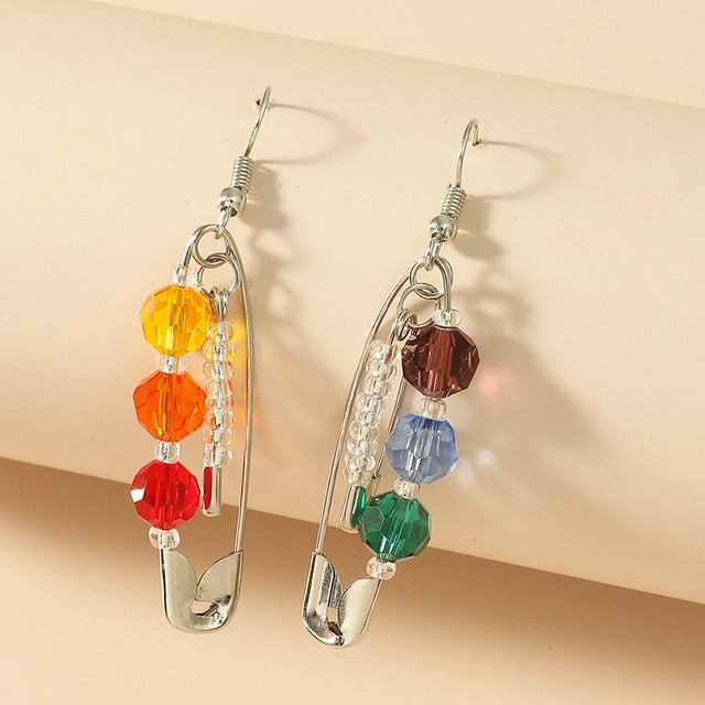 Creative Funny Violin Pendant Earrings For Women Cute DIY Handmade Leaf Fruit Scissors Acrylic Eardrop Party Jewelry Gift 2021 - Charlie Dolly