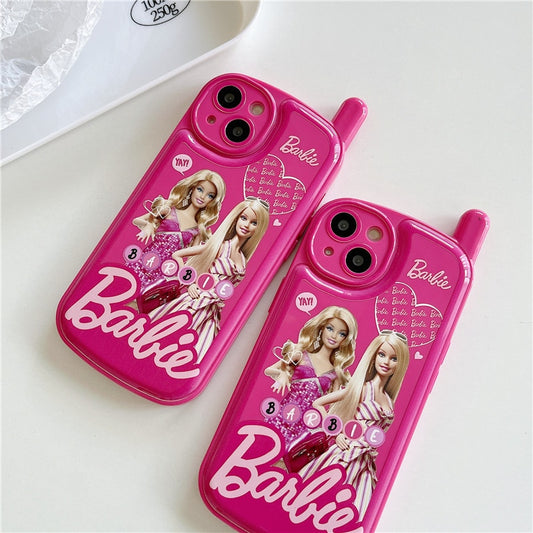 Retro Kawaii Barbie Mobile Phone Case for 11 12 13 14 Pro Max Silicone Anime Cartoon Girls Shockproof Protective Cover Gifts Toy - Charlie Dolly