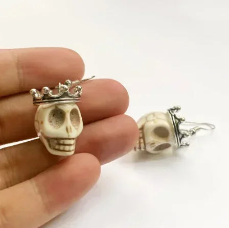 Goth Sun Ghost Star Ghost Earrings Halloween Handmade Earrings Resin Gothic Punk Style Horror Woman Witches Jewelry Dangle Gift - Charlie Dolly