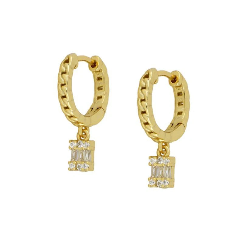 ISUEVA Gold Plated Hoop Earrings Set for Women Retro Boho Piercing Ear Cuffs Stud Drop Dangle Earrings 2023 Jewelry Accessories