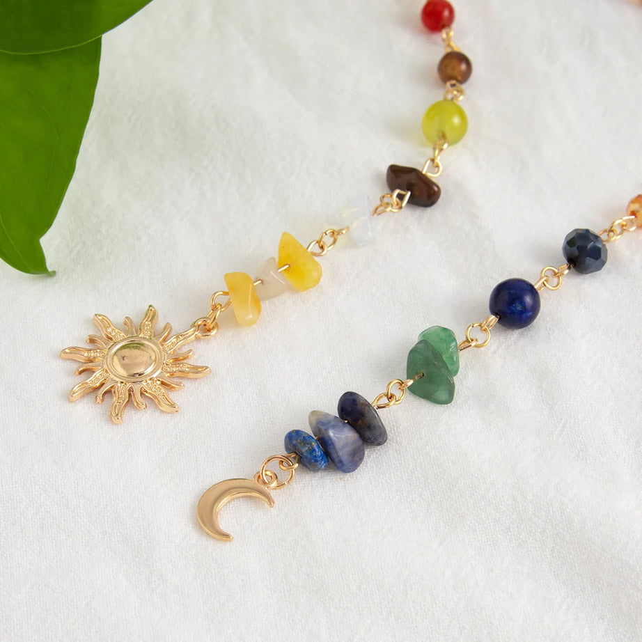 Boho Hair Chain Seashell & Drusy Fringe Hair Jewelry Natural Stone Braid Accent Beach Festival Hair Accessories - Charlie Dolly