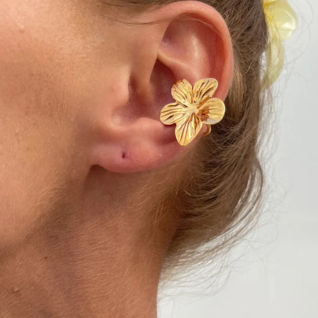 Starfish Shell Conch Ear Clip Earrings Jewelry
