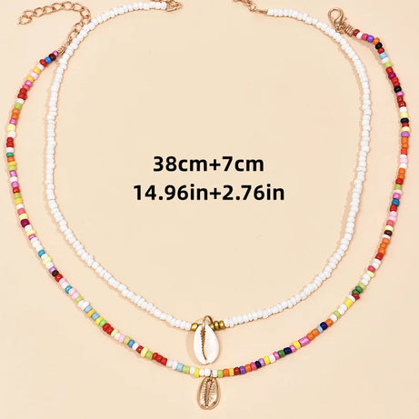 Tidepool Starfish and Turtle Beaded Boho Choker