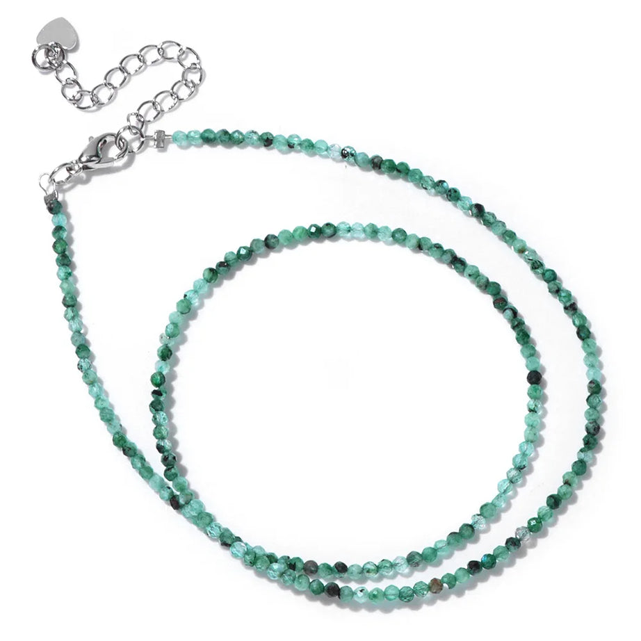 Crystal Stone Beaded Necklace