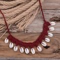 Women Shells Choker Necklaces Natural Sea Cowrie Shell Rope Chain Choker Necklace Summer Jewelry Girl Friendship Gifts Handmade - Charlie Dolly