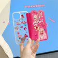 Barbie Flip Color Diamond Star Suitable for Iphone14Promax Mobile Phone Case Drop-Proof Soft Shell Kawaii Cute Cartoon Girls - Charlie Dolly