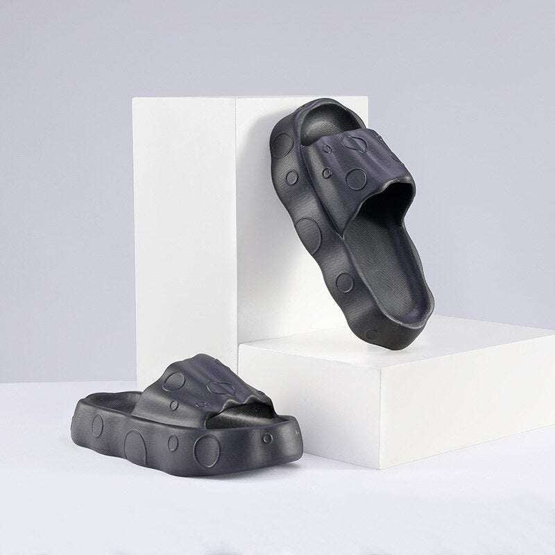 2023 Outdoor Home Sandals Women Slippers Summer Eva Outdoor Women's Slippers Soft Bottom Bubble Slippers Fashion Street Slides - Charlie Dolly