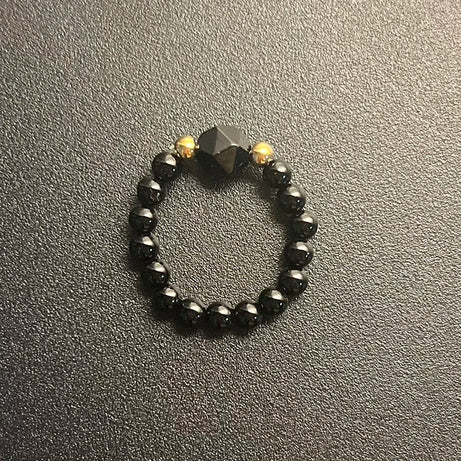 Boho Natural Stone Ring For Wedding Multi Color Handmade Stretchy Jewelry With Stainless Steel Fashion Beaded Rings - Charlie Dolly