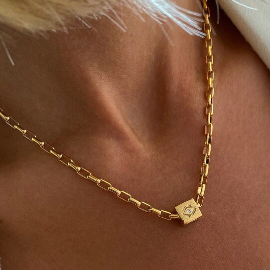 Collar Trendy Quartz Necklace Pendant Natural Stone Pink Crystal Pendant Necklace Bohemian  Sparkling METAL SHELL jewelry - Charlie Dolly