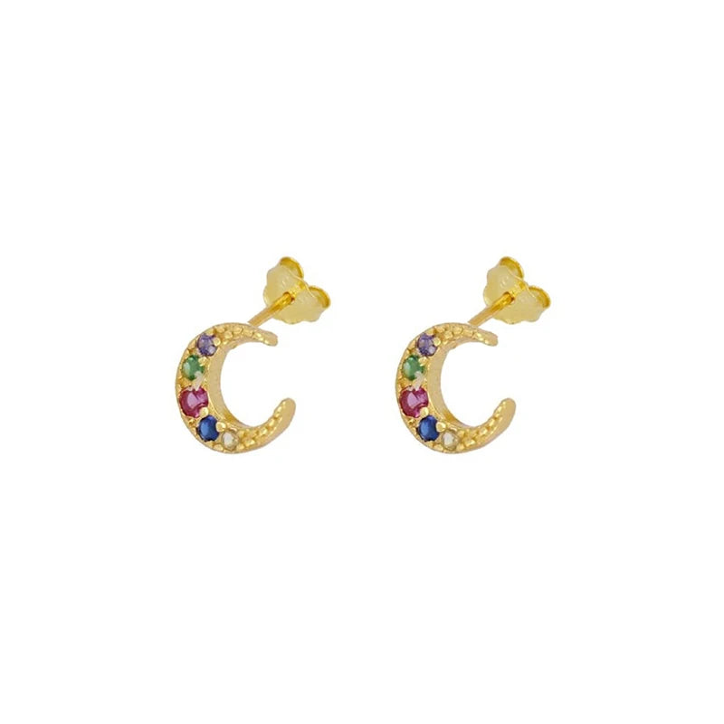 ISUEVA Gold Plated Hoop Earrings Set for Women Retro Boho Piercing Ear Cuffs Stud Drop Dangle Earrings 2023 Jewelry Accessories
