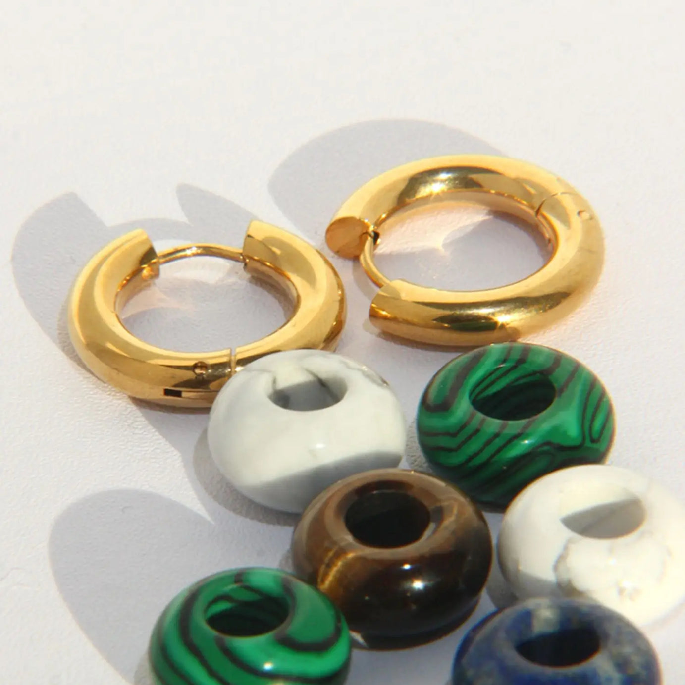 Turquoise Hoop Earrings