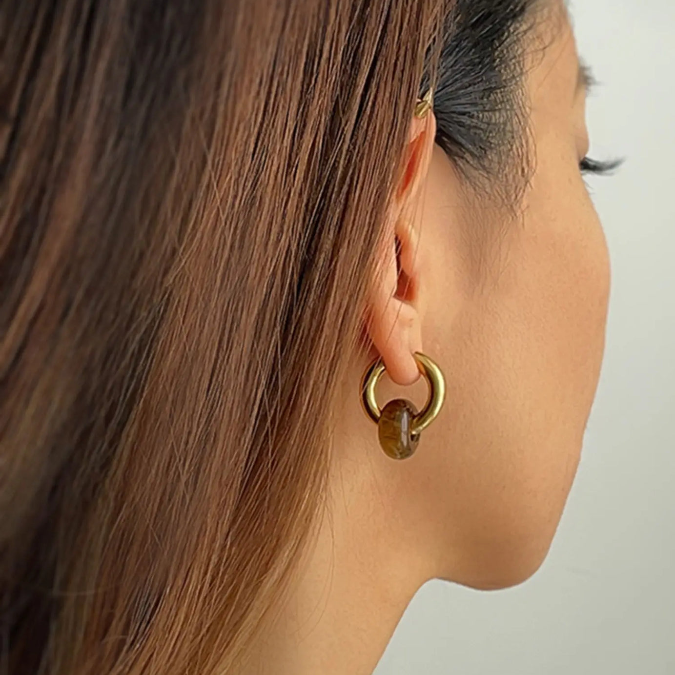 Turquoise Hoop Earrings