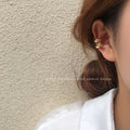 Korean Zircon Small Ear Cuff Set Ear Clips Vintage Gold Color Earcuff Cute Cartilage No Pierced Clip Earrings Women's Jewelry - Charlie Dolly