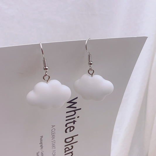 Fashion Cute Sweet Summer Cloud Drop Earrings Punk Jewelry For Cool Women Girl Friendship Gifts - Charlie Dolly