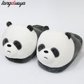 house slippers Plush Animal Warm Shoes Cotton Slippers Anime Panda Polar Bear Cosplay Shoes Female Couple Slippers Adult Style - Charlie Dolly