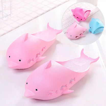 2022 ladies animal dolphin slippers summer men&#39;s sandals beach shoes outside funny bathroom floor home lovers slippers