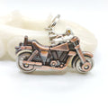 Cool Metal Motorcycle Keychain Miniature Simulation Motorcycle Keyring Men Car Key Chain Ring Holder Bag Pendant  Accessories - Charlie Dolly