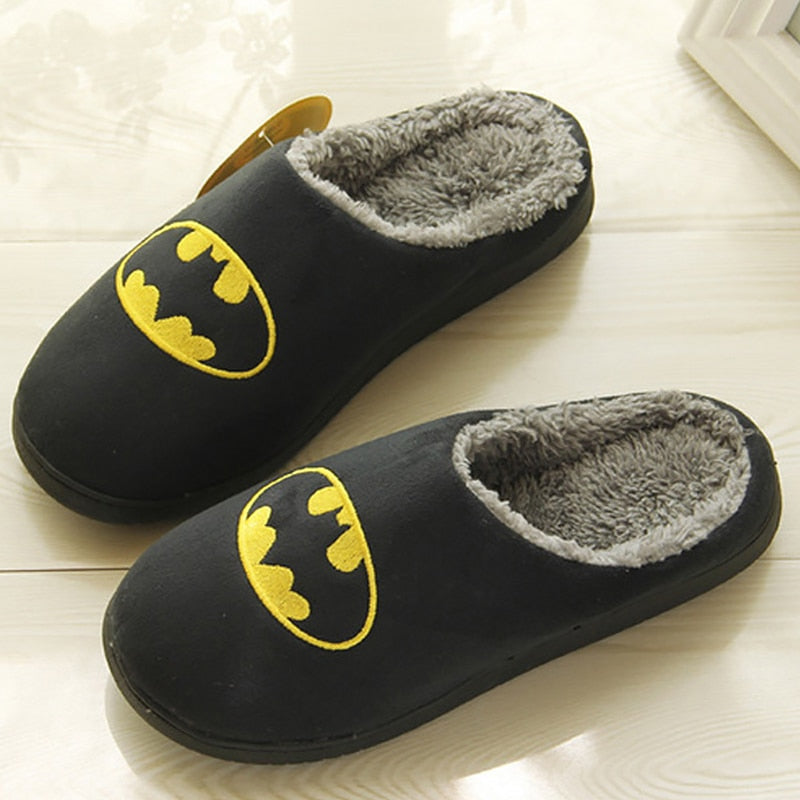 Home Slippers Women Lovers Men Plus Size 45 Fur Slippers Flock Short Plush Warm Funny Slippers Indoor Winter shoes