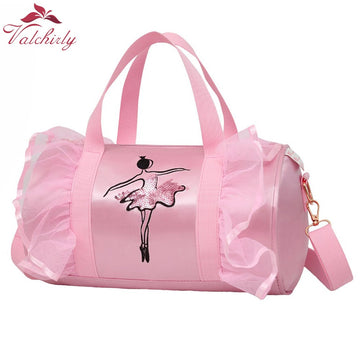 Ballet Dance Bags Pink  Girls Sports Dance Kids Backpack Baby Barrels Package Bag Costume Clothes Shoes Dress  Handbag - Charlie Dolly