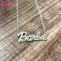 Fashion Barbie Letter Necklace English Alphabet European American Style Girls Accessories for Female Dress Up Clothes Matching - Charlie Dolly