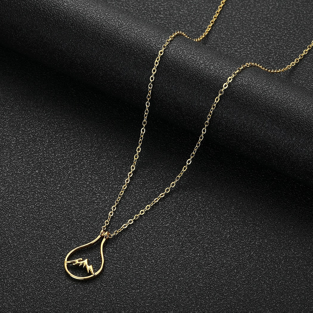 Cxwind Stainless Steel Holder Necklace, Mountain Jewelry, Wedding and Engagement Ring Guardian Necklace Wholesale - Charlie Dolly