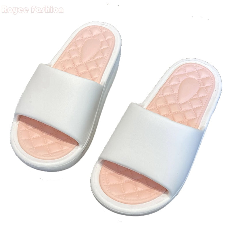 Sandals Women 2022 Flip Flops House Slippers Women Sandals Beach Bubble Slides Women Shoes for Women Cloud Slippers chanclas muj - Charlie Dolly