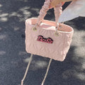 Kawaii Barbie Anime Fold Diana Vegetable Basket Chain One Shoulder Messenger Clutch Container Coin Purse Cute Pink Girls Gift - Charlie Dolly