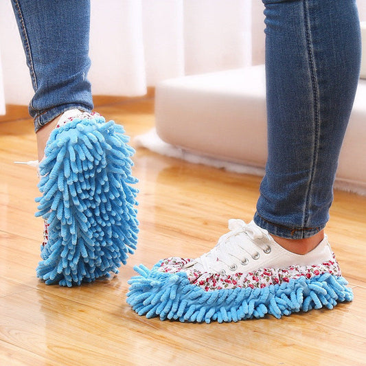 4/3/2/1PCS Multifunction Floor Dust Cleaning Slippers Shoes Lazy Mopping Shoes Home Floor Cleaning Micro Fiber Cleaning Shoes - Charlie Dolly