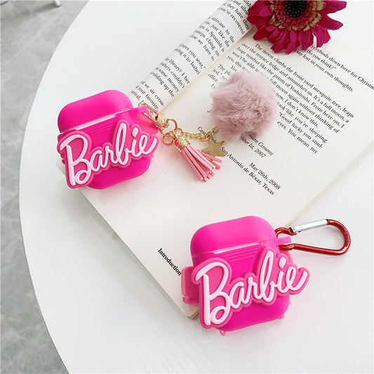 Barbie Earphone Case Iphone Earphones Airpods Pro Soft Shell Protection Cartoon Cute Kawaii Portable Girls Accessory Holder Gift - Charlie Dolly