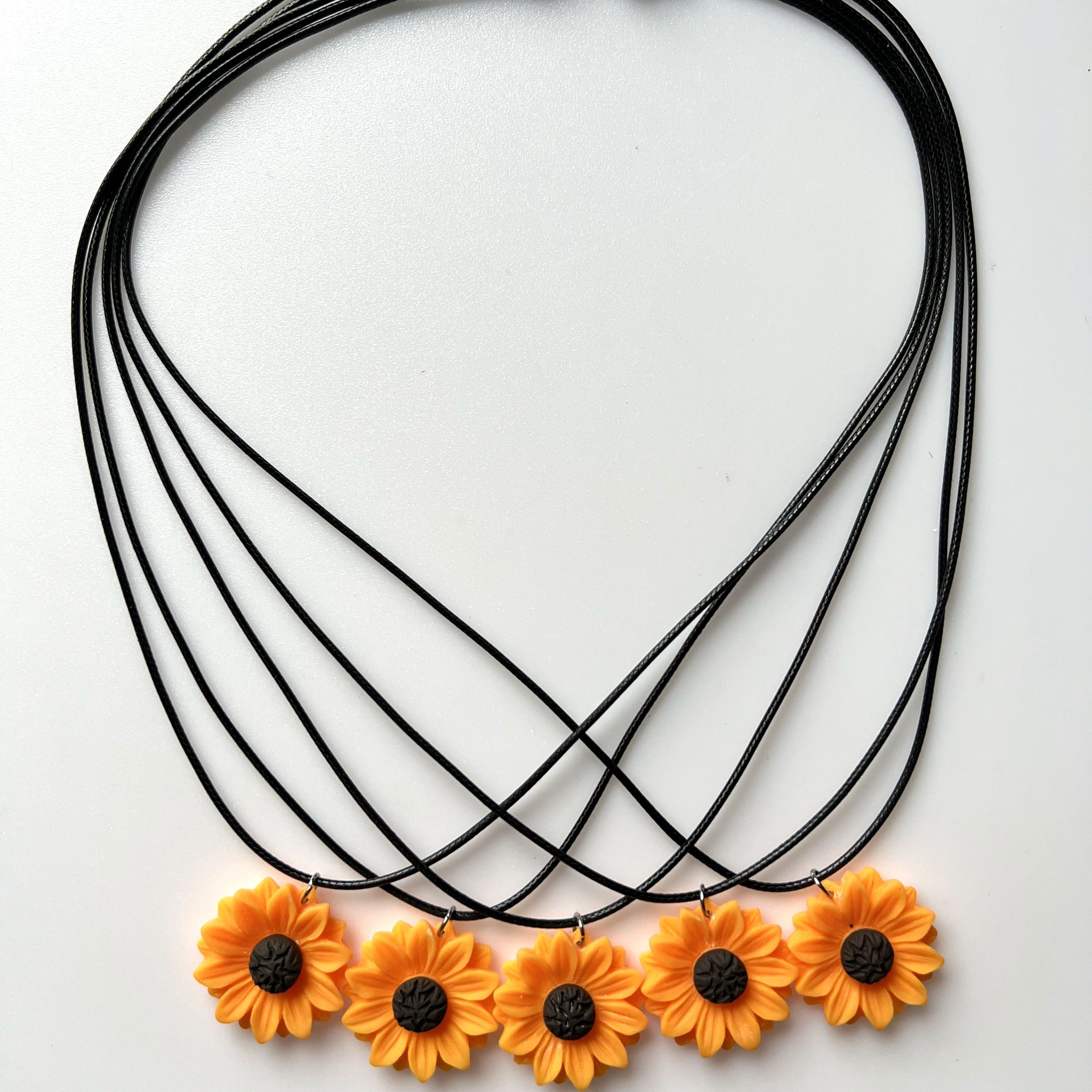 Sunflower Choker Necklace For Women Cute Flower Pearl Pendant Lady Girls Party Jewelry Accessories New Charm Gift - Charlie Dolly