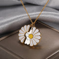 You Are My Sunshine Sunflower Necklaces Pendant For Women Gold Color Daisy Choker Necklaces Charm Jewelry Gift trending products - Charlie Dolly